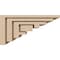 Ekena Millwork 5"W x 10"D x 5"H Wide Landon Rough Cedar Woodgrain TimberThane Corbel, Primed Tan CORUR05X10X05LANRCPR - alternate 2